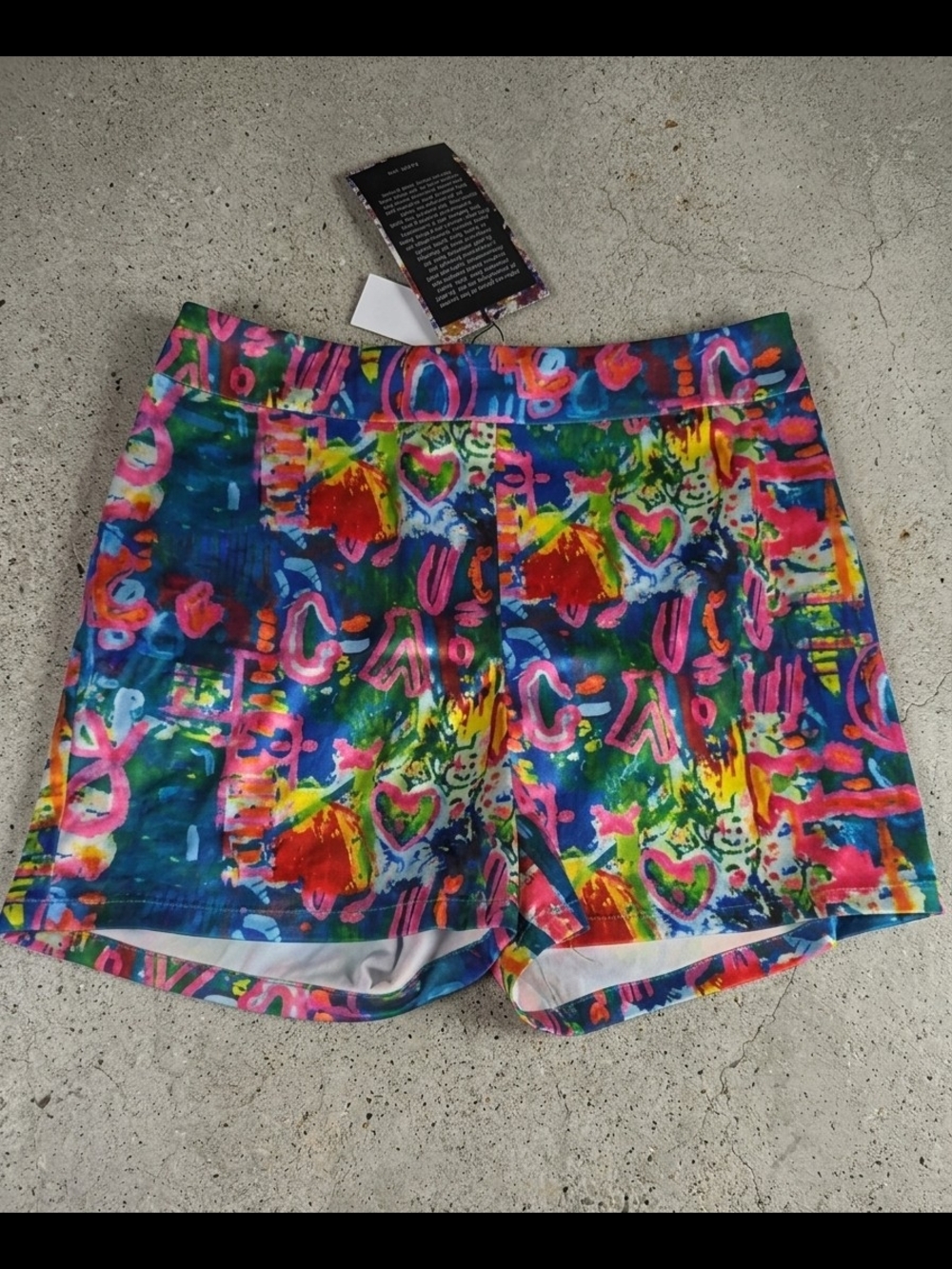 Akira X SkyART Women’s Multicolor Abstract Short Size S